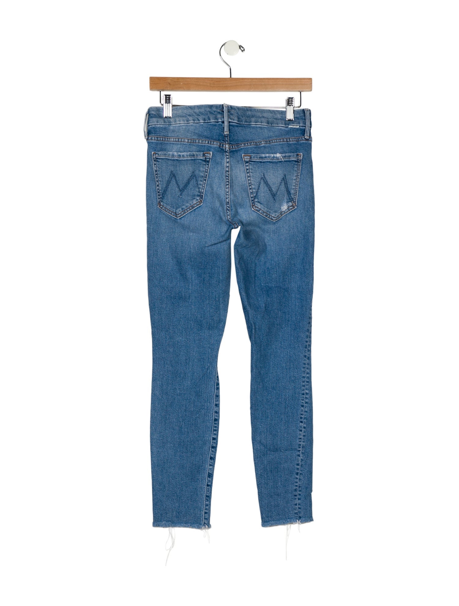 Mother Mid-Rise Skinny Leg Jeans