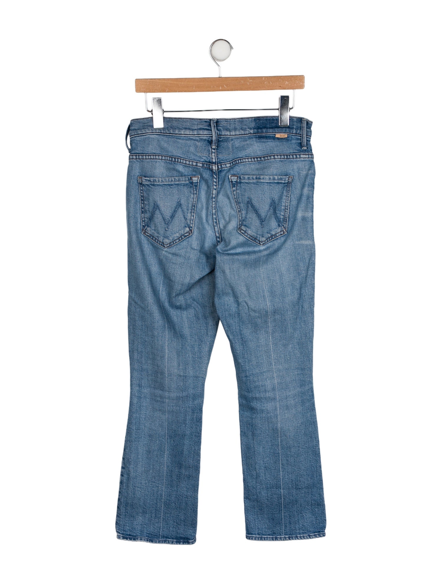 Mother Mid-Rise Straight Leg Jeans