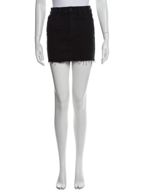 Mother Distressed Accents Mini Skirt