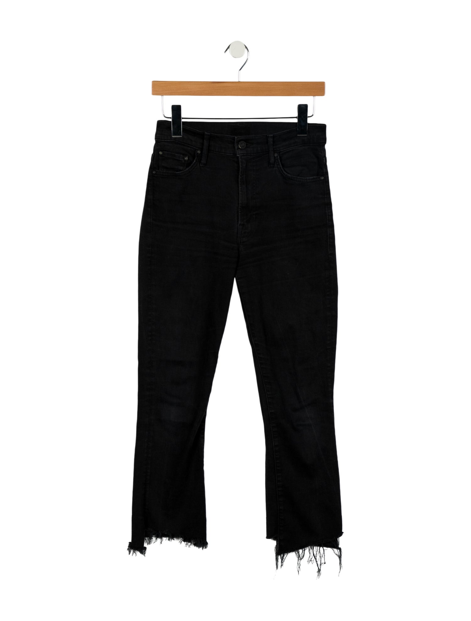 Mother Mid-Rise Straight Leg Jeans