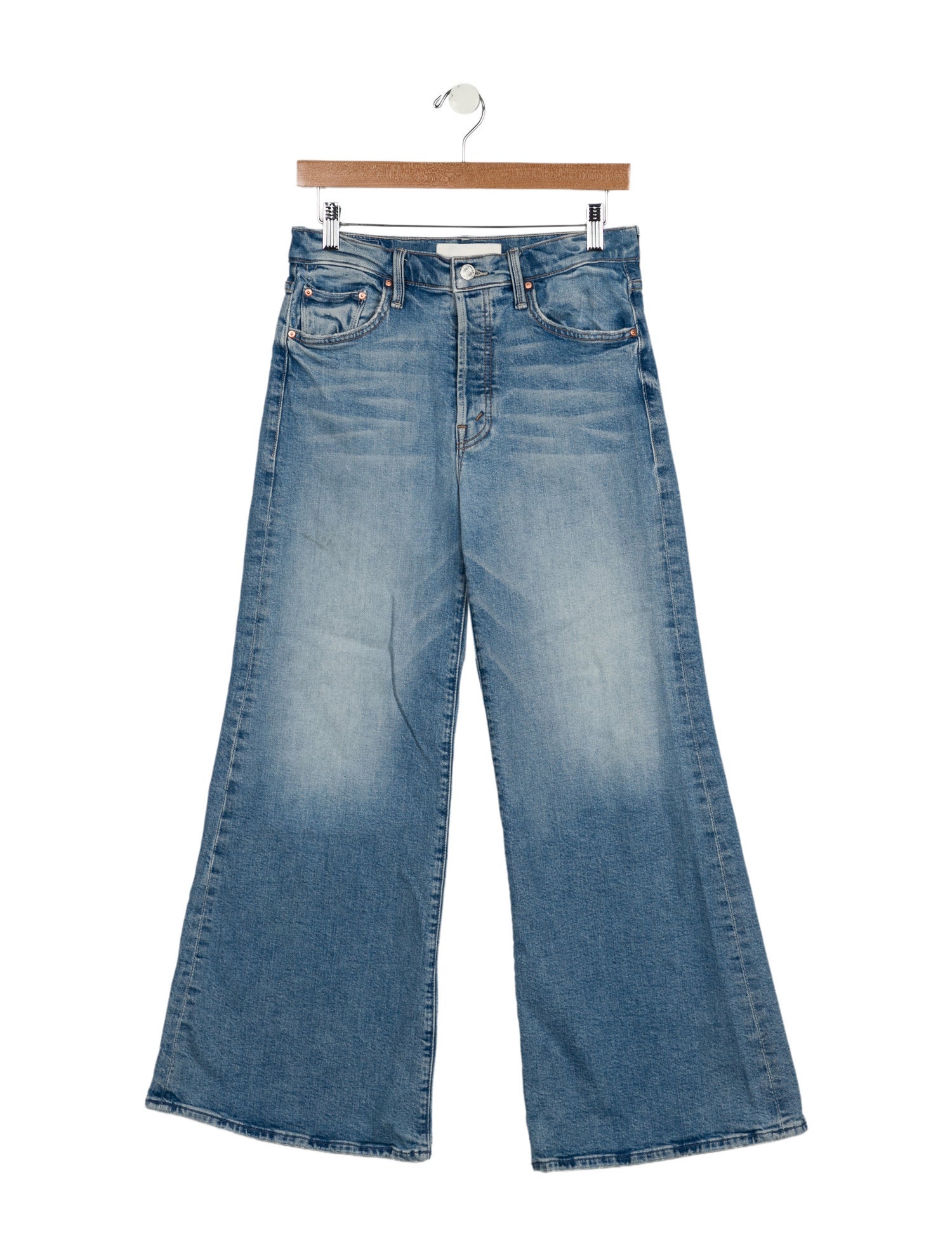 Mother High-Rise Wide Leg Jeans