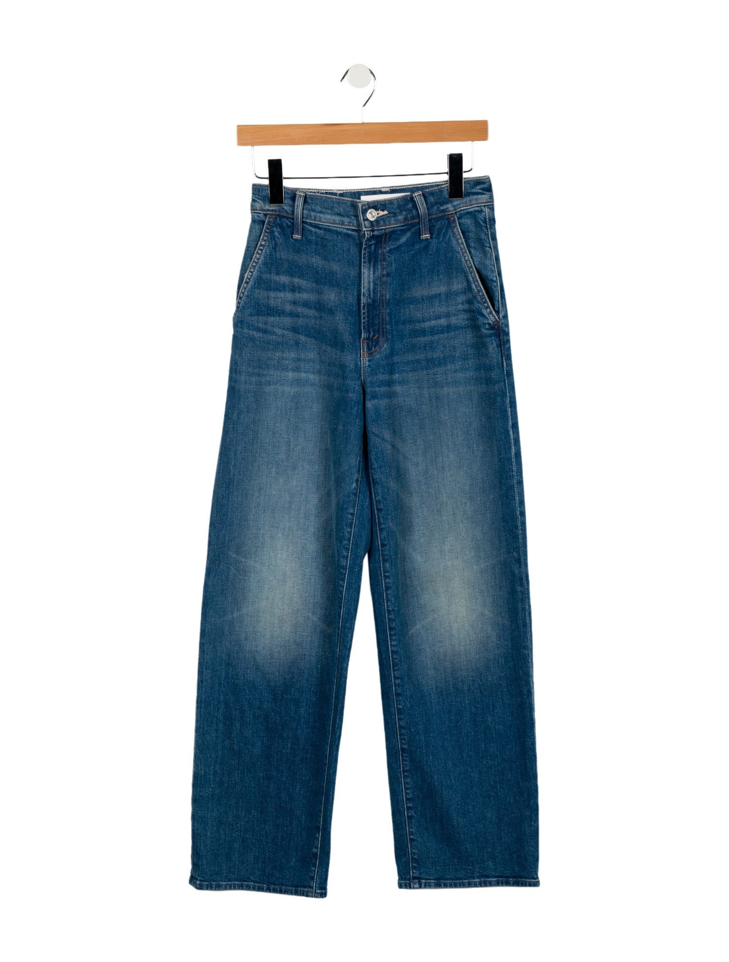 Mother High-Rise Wide Leg Jeans