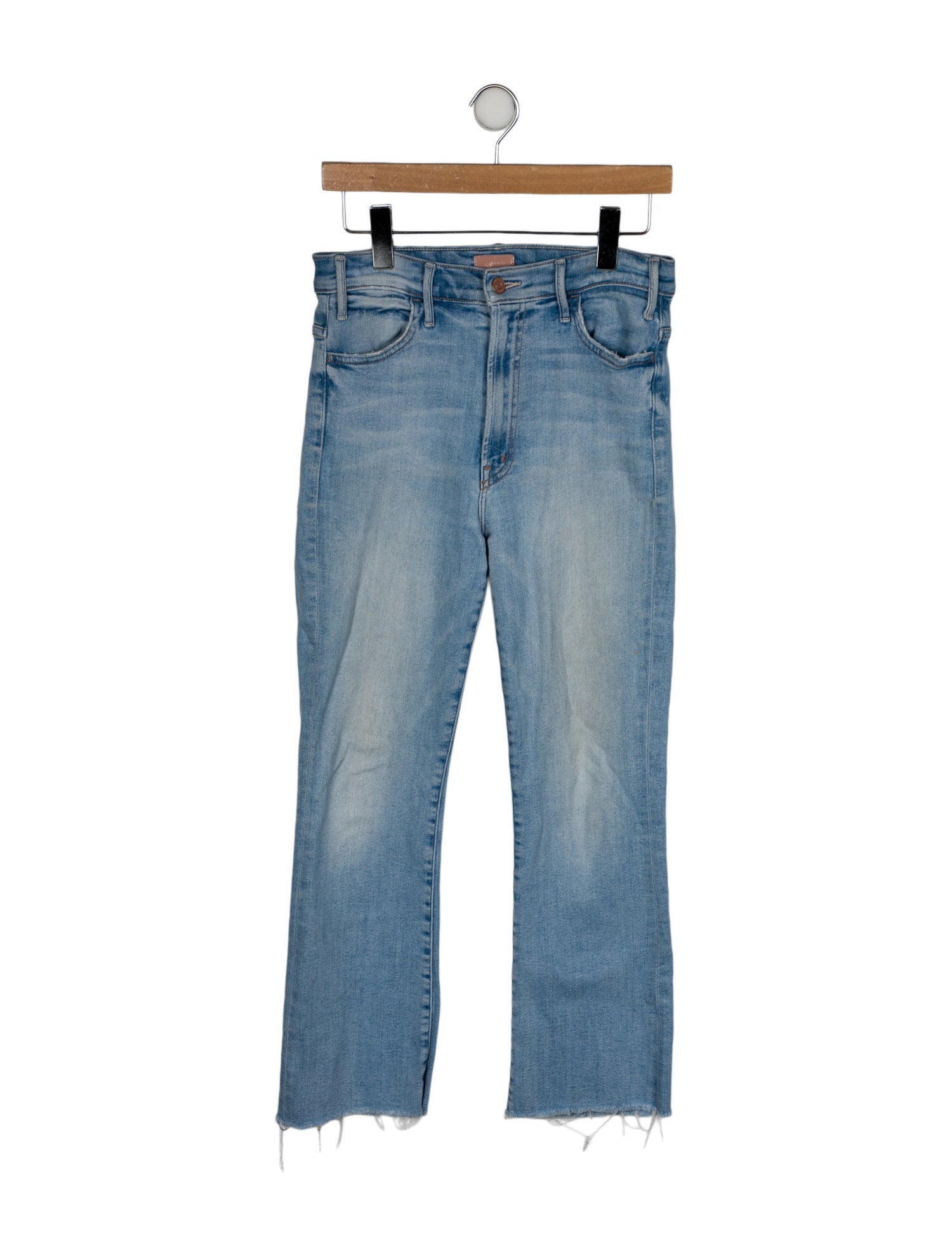 Mother Mid-Rise Straight Leg Jeans