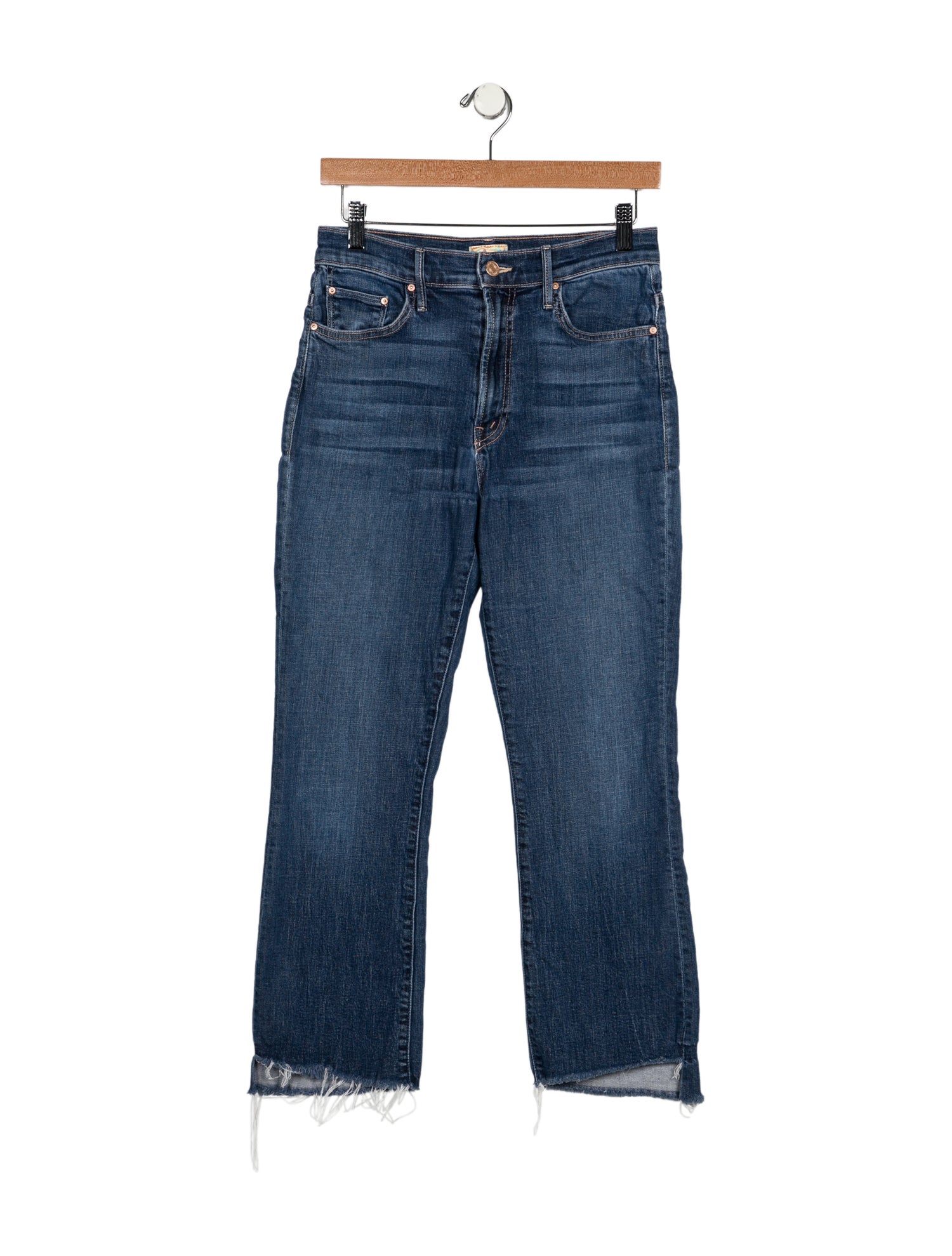 Mother High-Rise Straight Leg Jeans