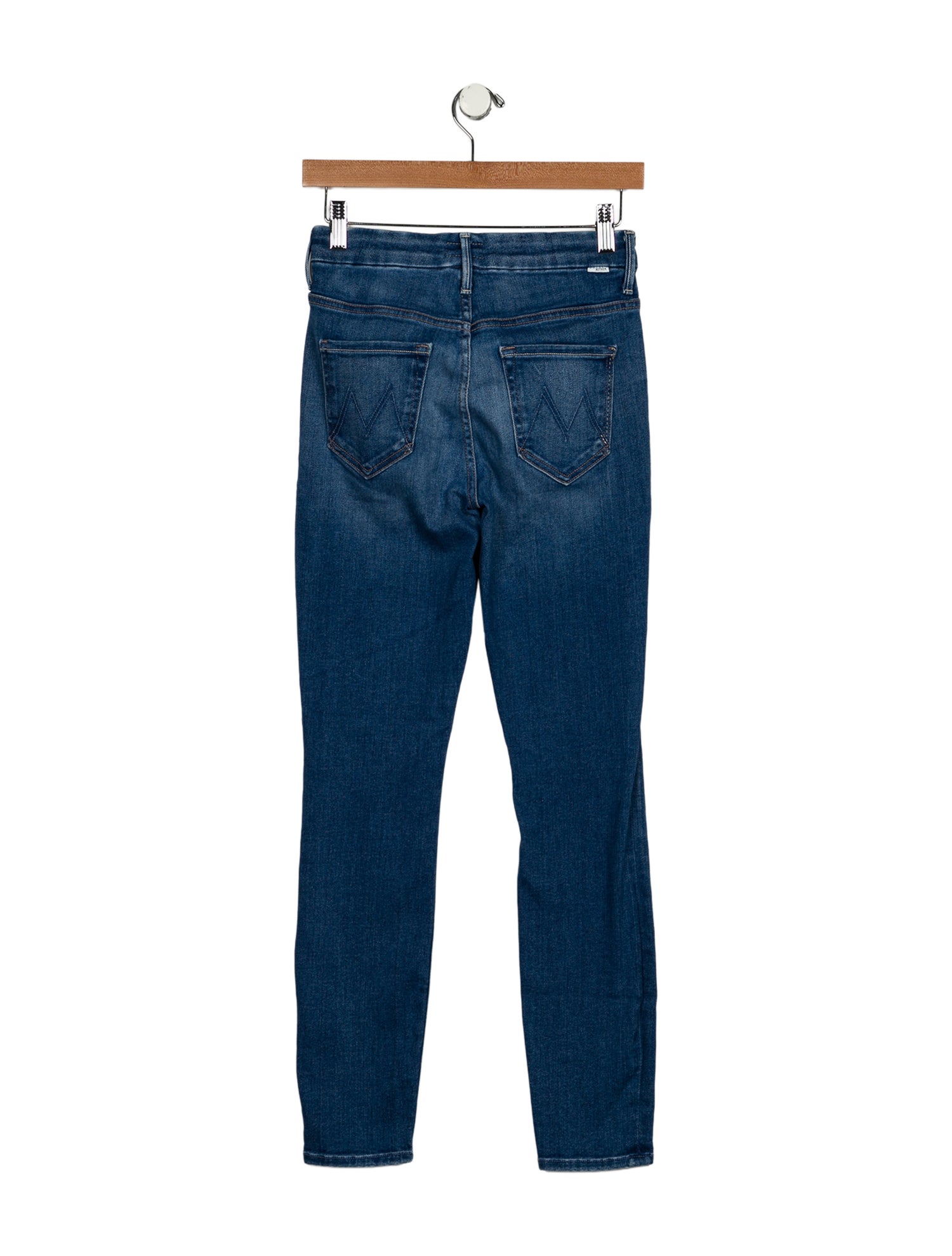 Mother Mid-Rise Skinny Leg Jeans