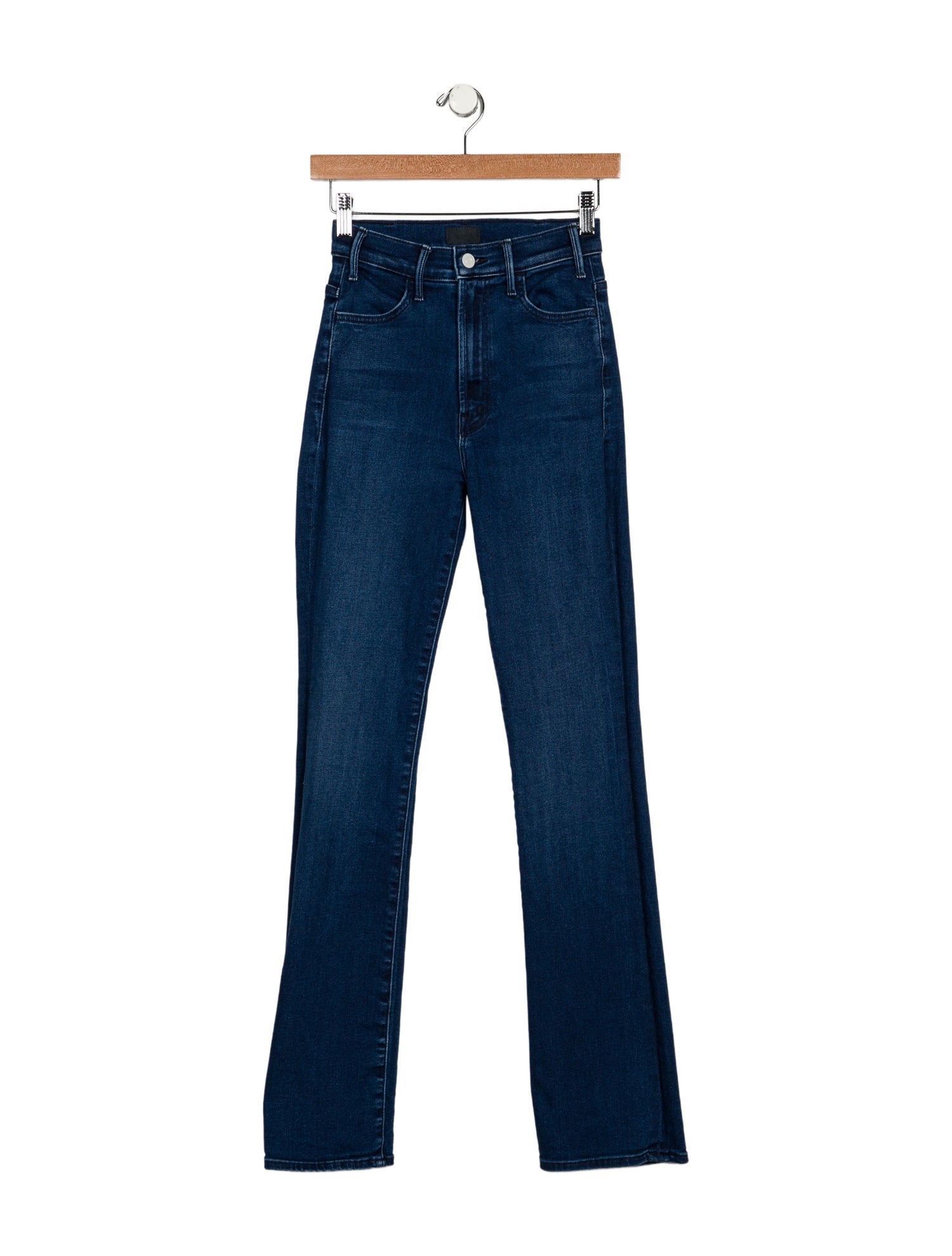 Mother Mid-Rise Straight Leg Jeans