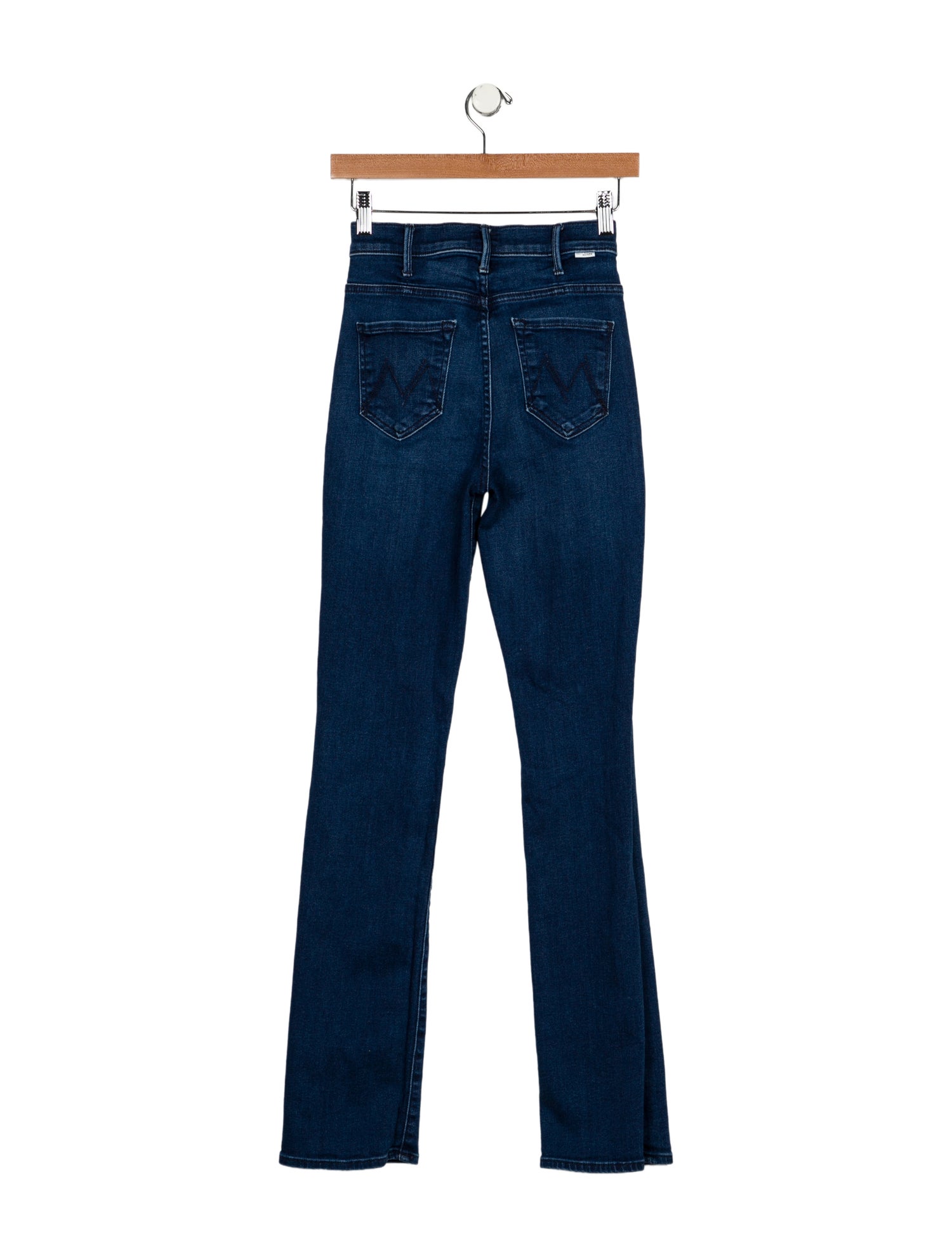 Mother Mid-Rise Straight Leg Jeans
