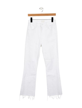 Mother Mid-Rise Straight Leg Jeans