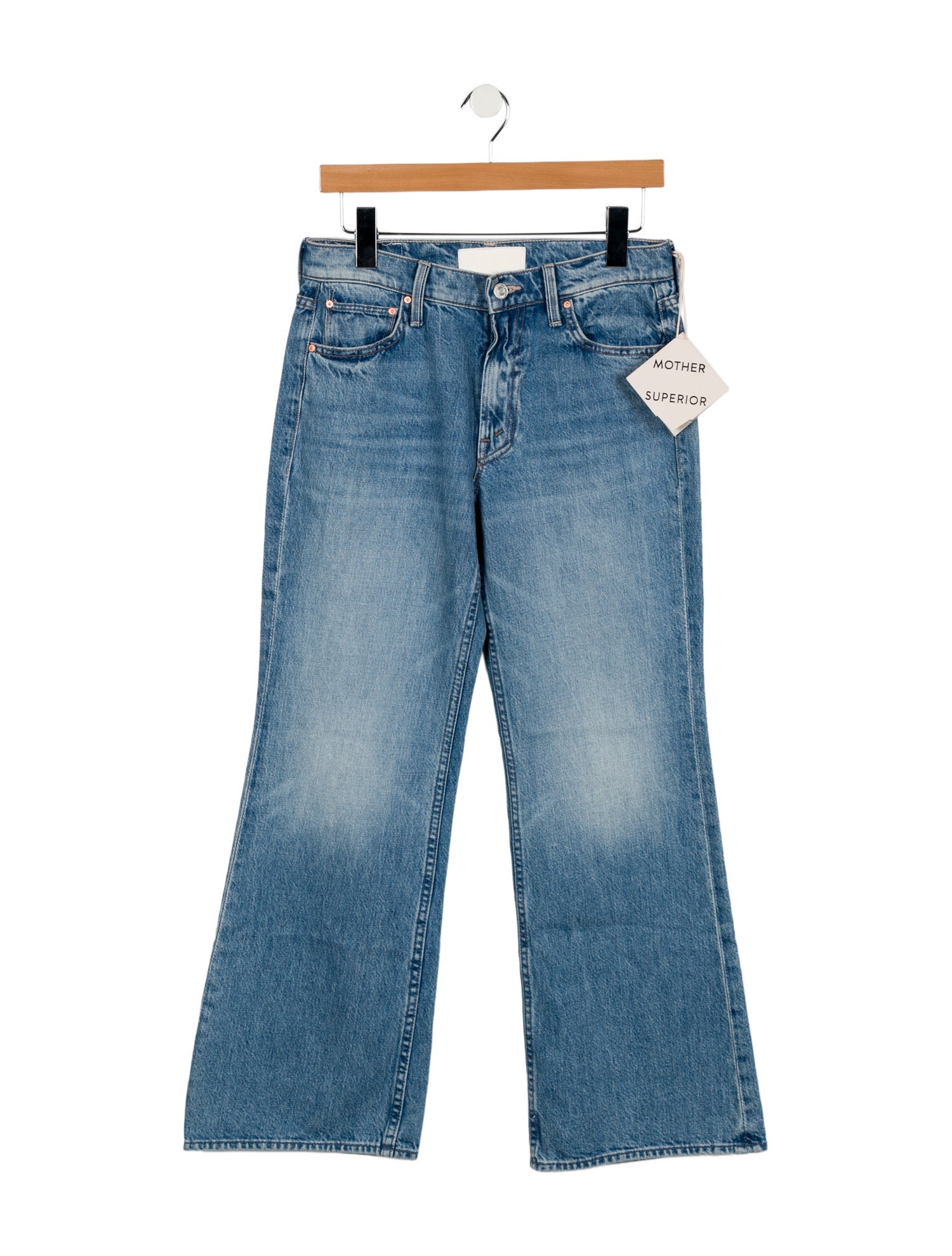 Mother High-Rise Wide Leg Jeans w/ Tags