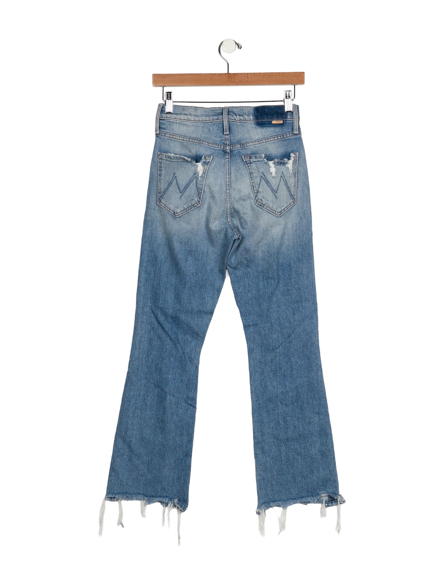 Mother Mid-Rise Straight Leg Jeans