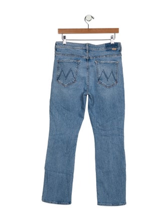 Mother Mid-Rise Straight Leg Jeans
