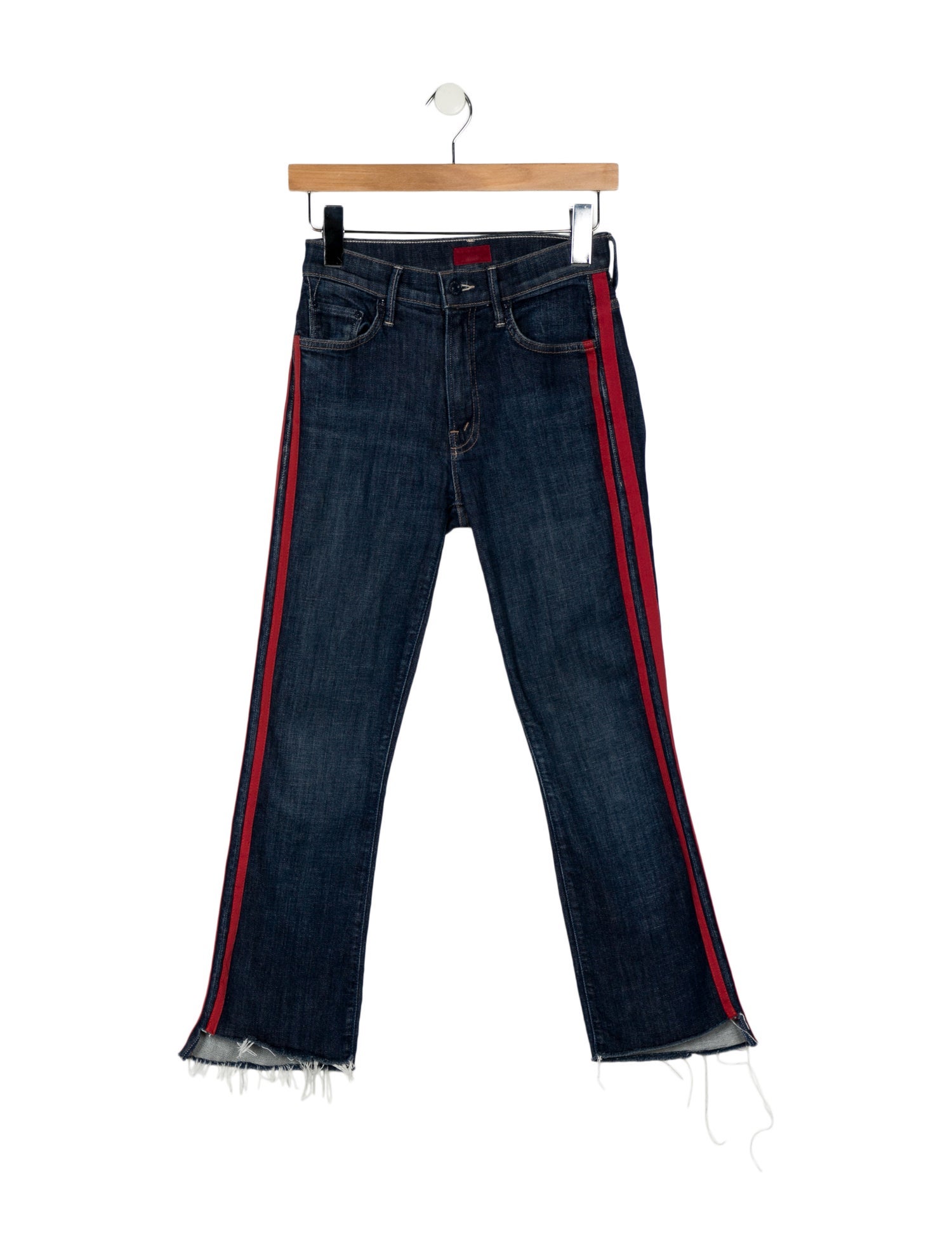 Mother Striped Straight Leg Pants