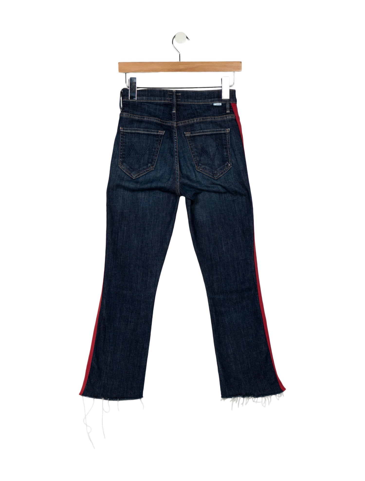 Mother Striped Straight Leg Pants