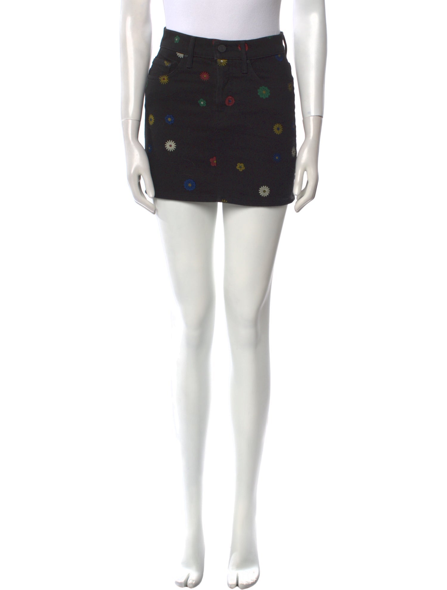 Mother Floral Print Mini Skirt