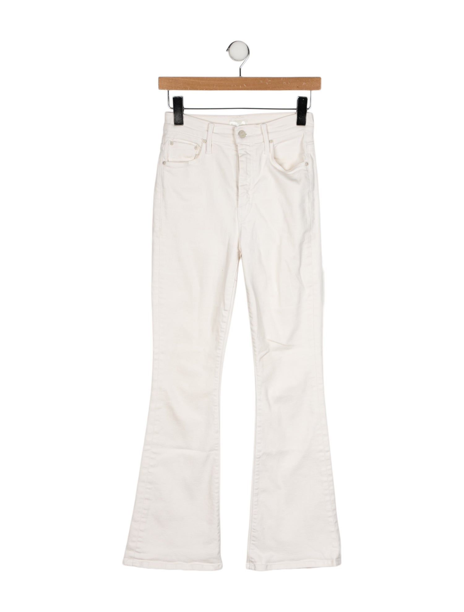 Mother Mid-Rise Wide Leg Jeans