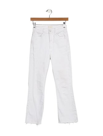 Mother Mid-Rise Straight Leg Jeans