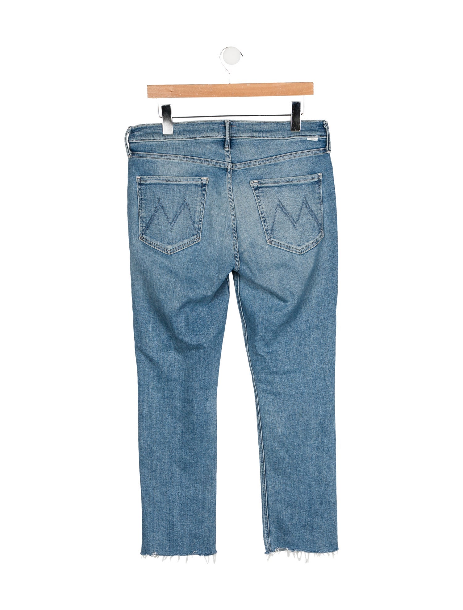 Mother Mid-Rise Straight Leg Jeans