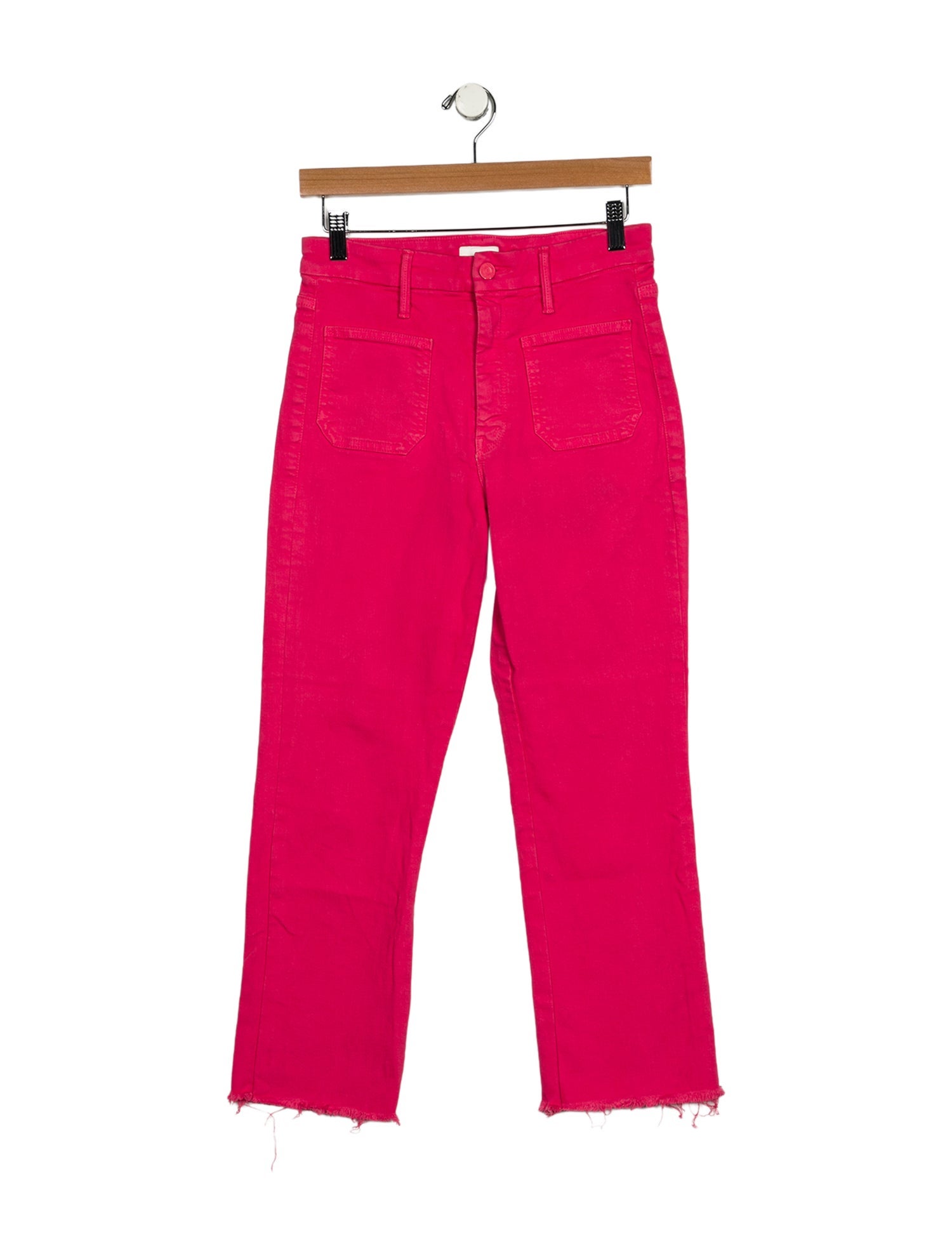 Mother Mid-Rise Straight Leg Jeans