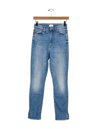 Mother Mid-Rise Skinny Leg Jeans