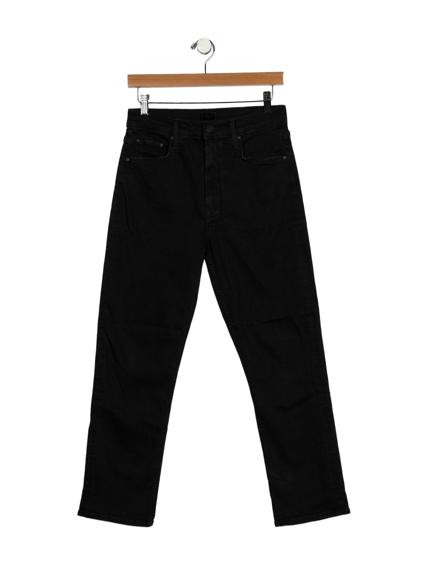 Mother High-Rise Straight Leg Jeans
