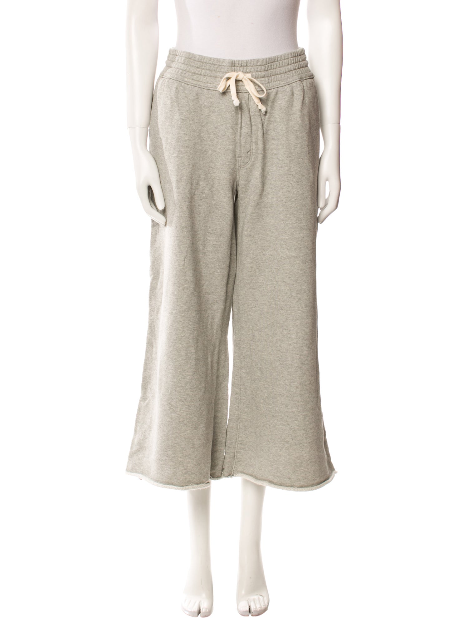 Mother Raw-Edge Trim Sweatpants