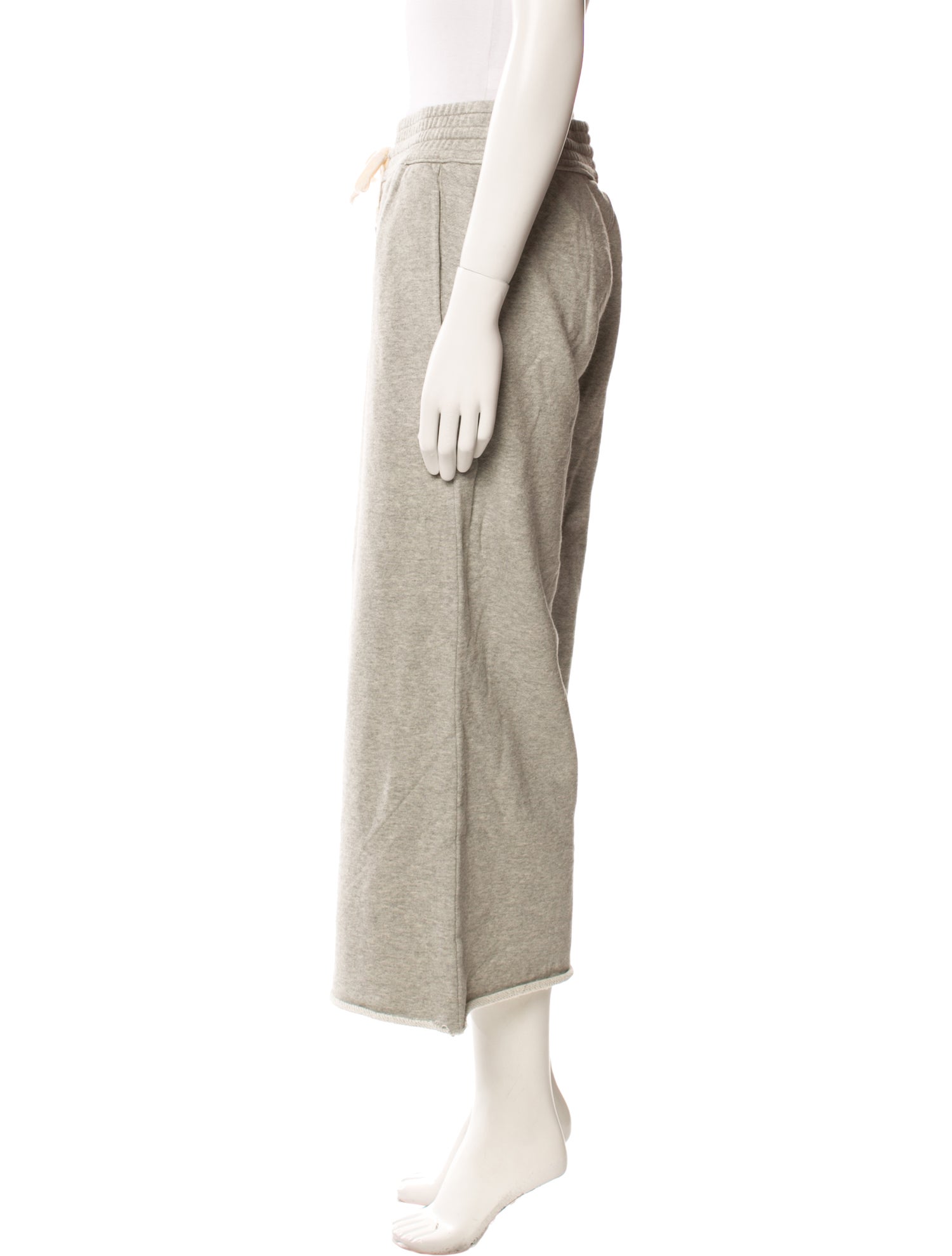 Mother Raw-Edge Trim Sweatpants