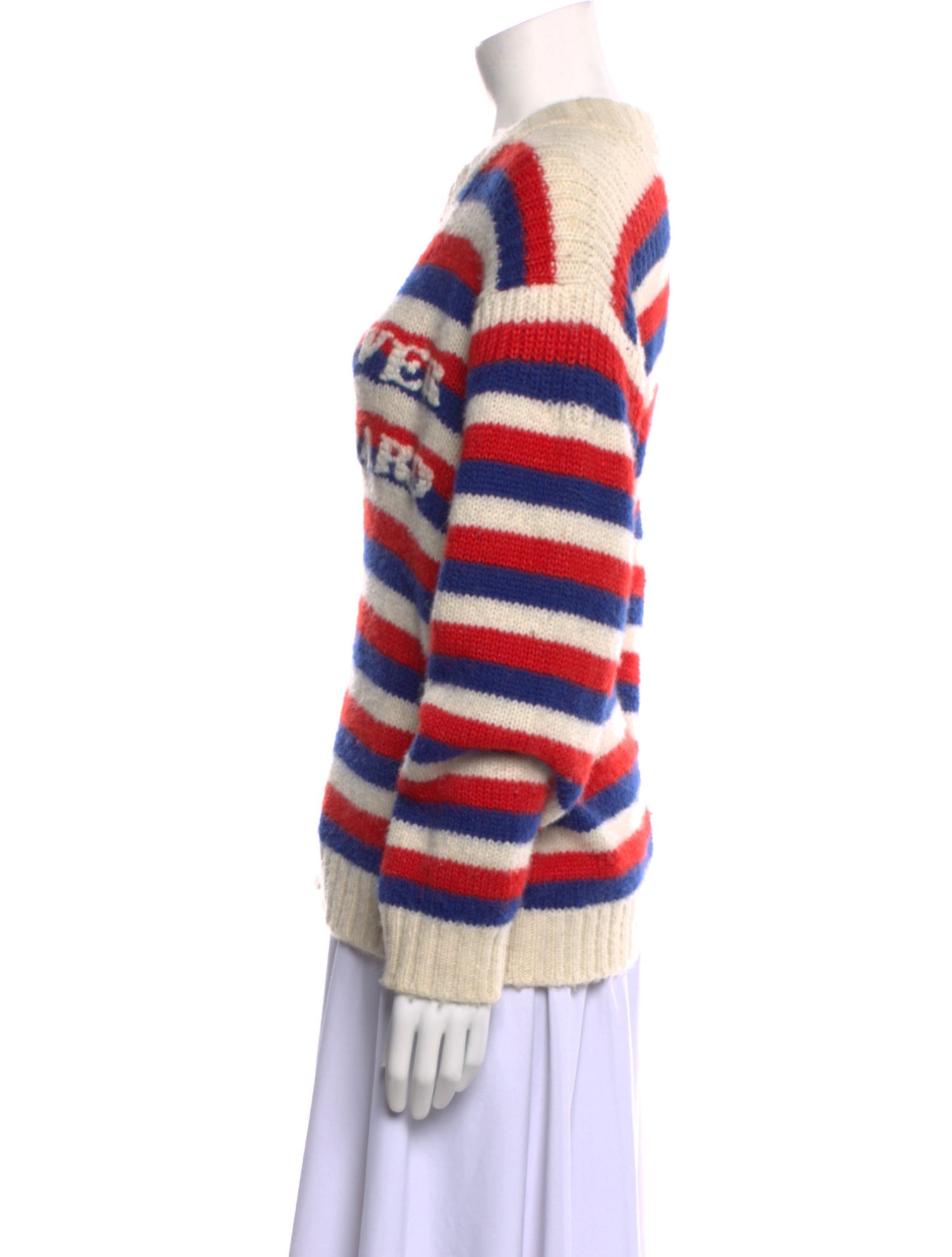Mother Alpaca Striped Sweater