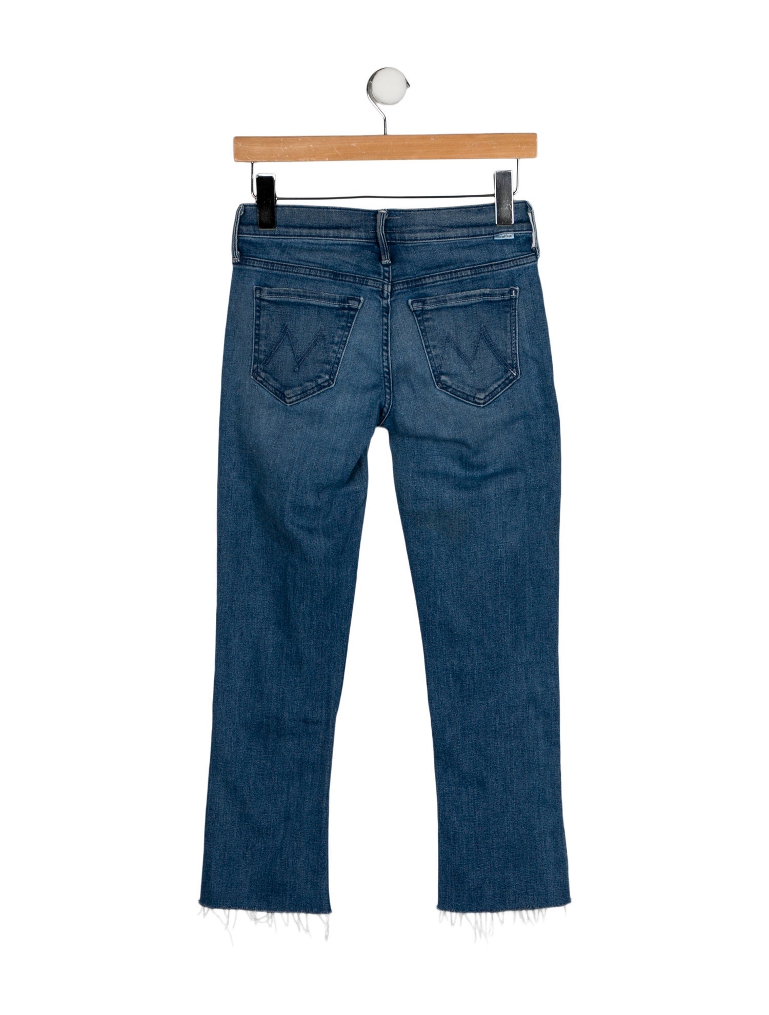 Mother Mid-Rise Straight Leg Jeans