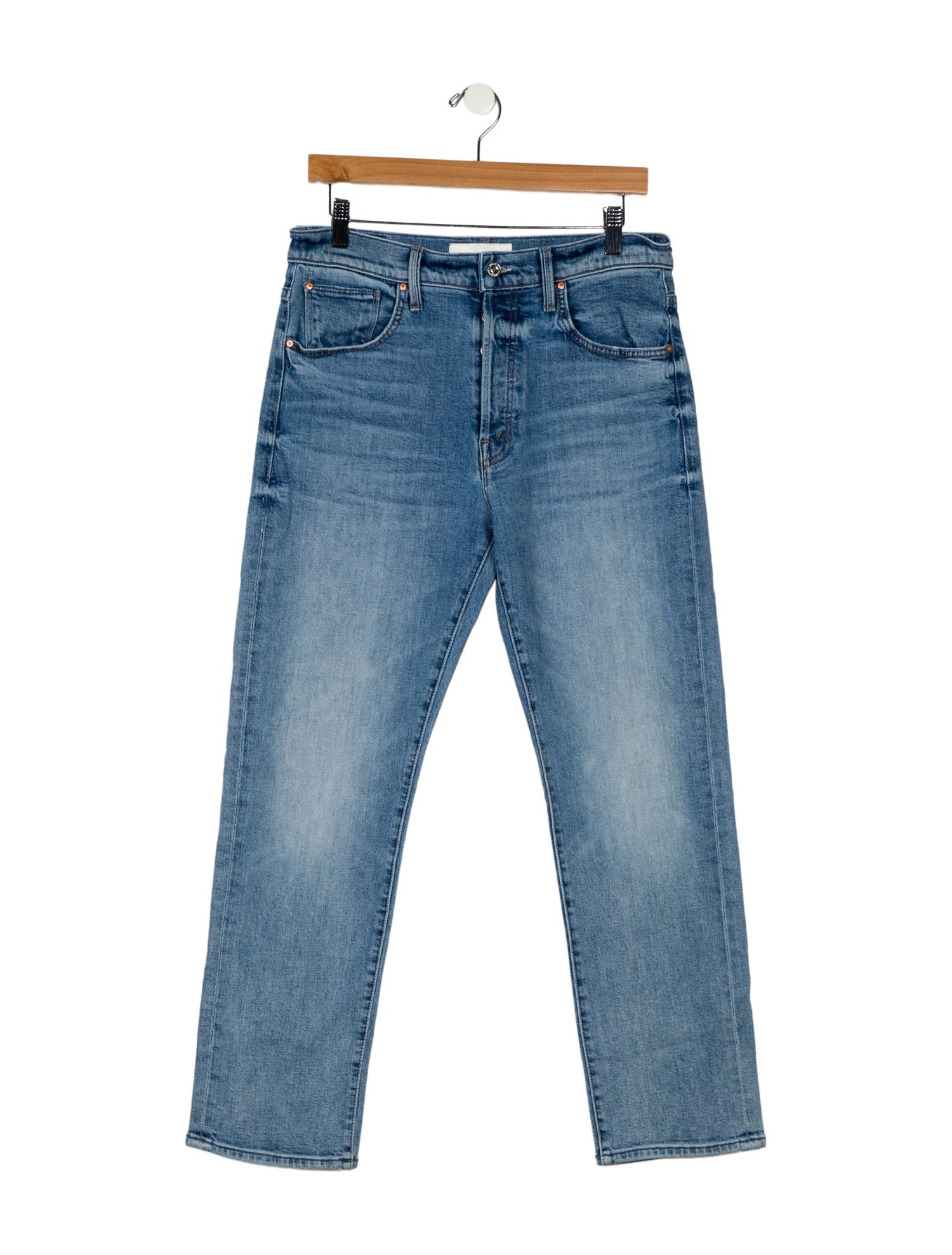 Mother High-Rise Straight Leg Jeans