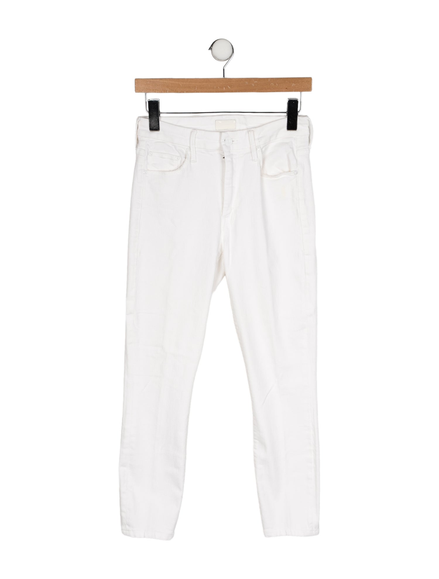 Mother Mid-Rise Skinny Leg Jeans
