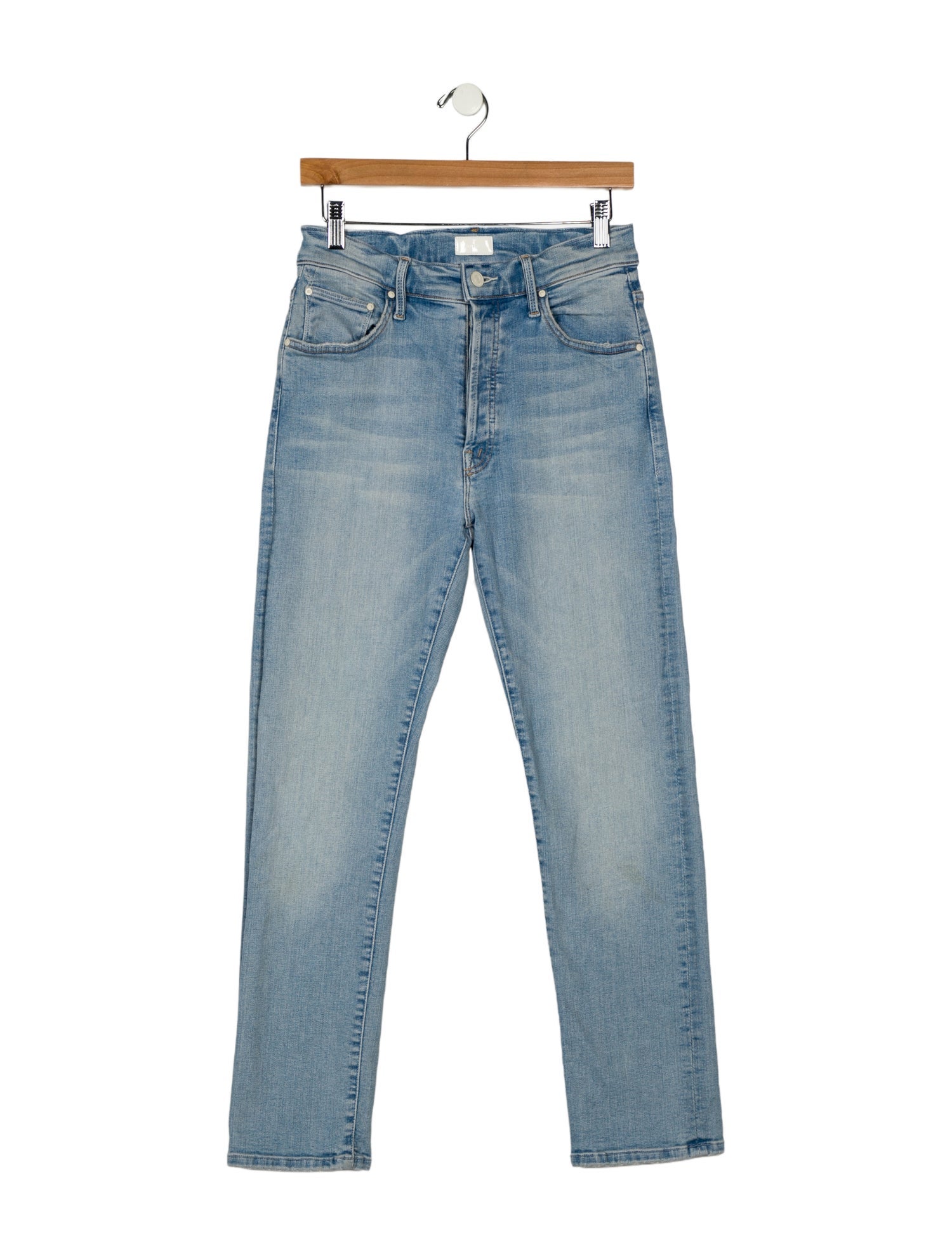 Mother High-Rise Straight Leg Jeans
