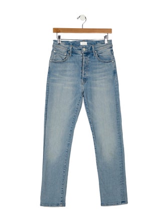 Mother High-Rise Straight Leg Jeans