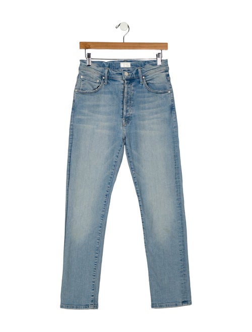 Mother High-Rise Straight Leg Jeans