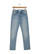 Mother High-Rise Straight Leg Jeans