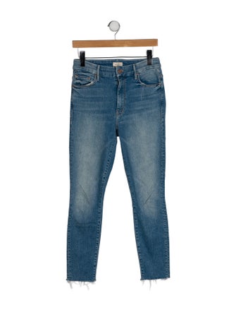 Mother Mid-Rise Skinny Leg Jeans
