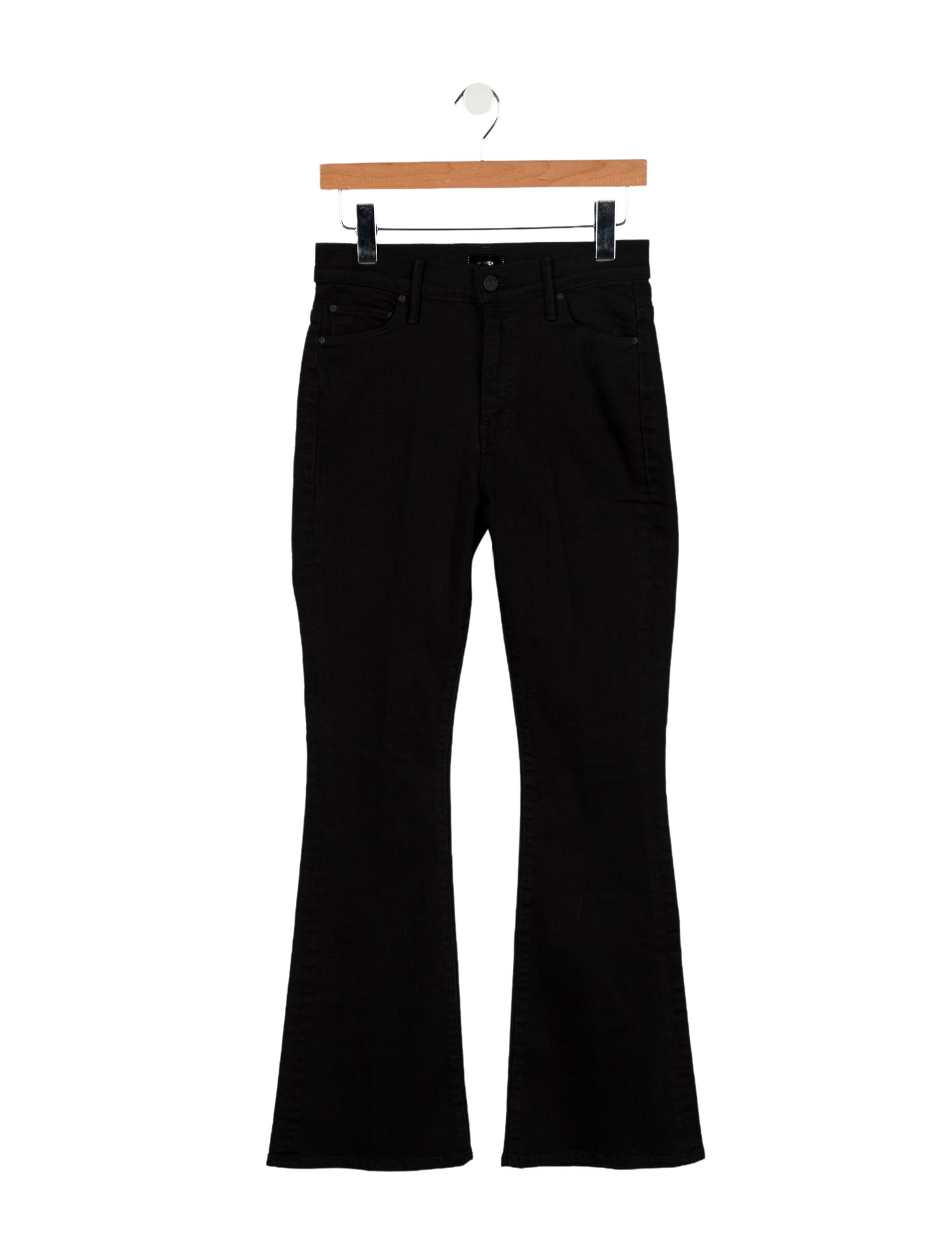 Mother Mid-Rise Wide Leg Jeans