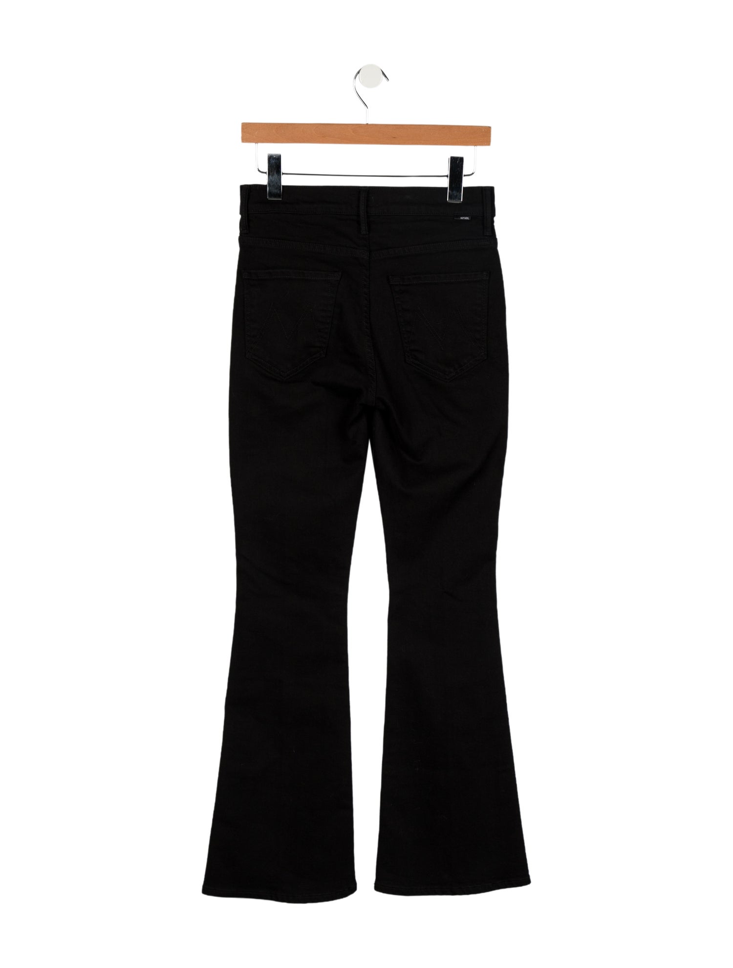 Mother Mid-Rise Wide Leg Jeans