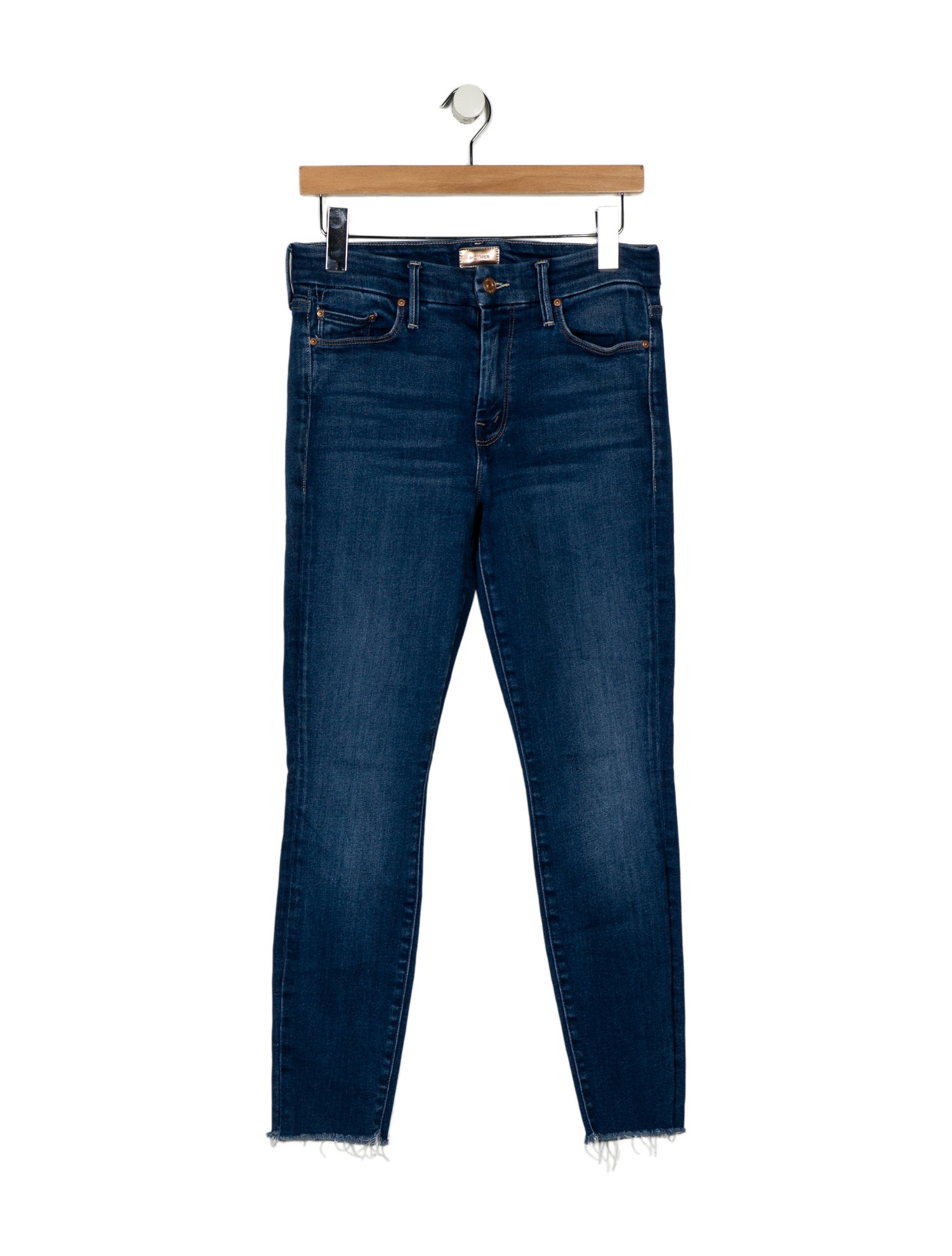 Mother Mid-Rise Skinny Leg Jeans