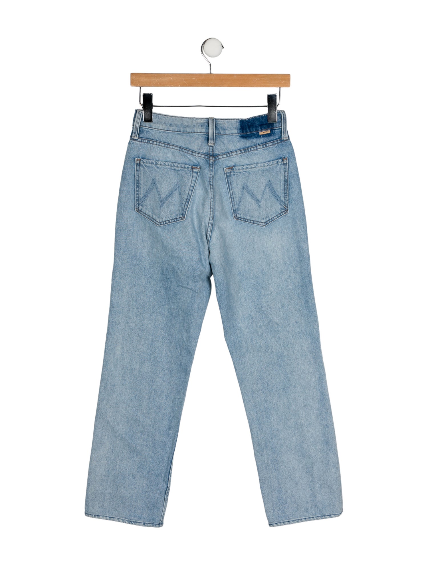 Mother High-Rise Straight Leg Jeans