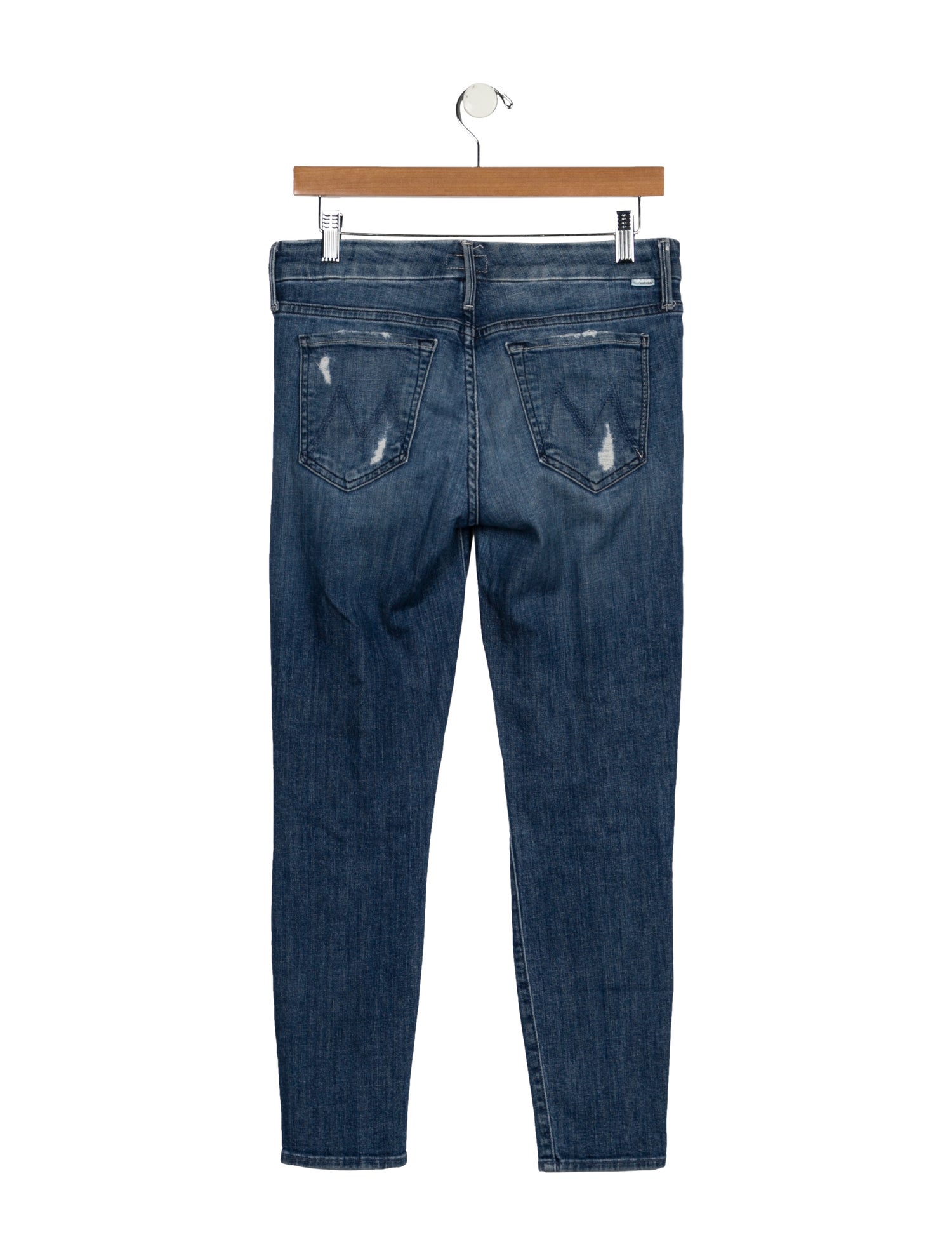 Mother Mid-Rise Skinny Leg Jeans