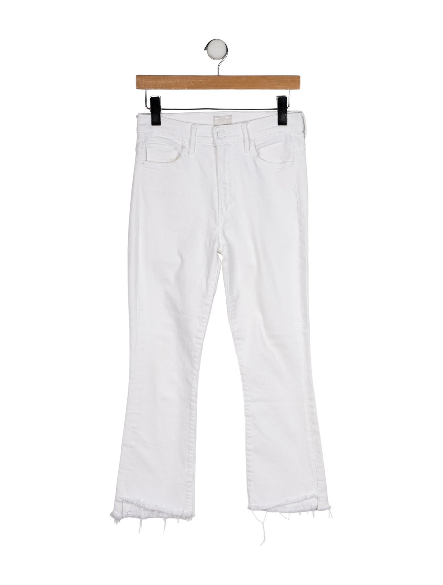 Mother Mid-Rise Straight Leg Jeans