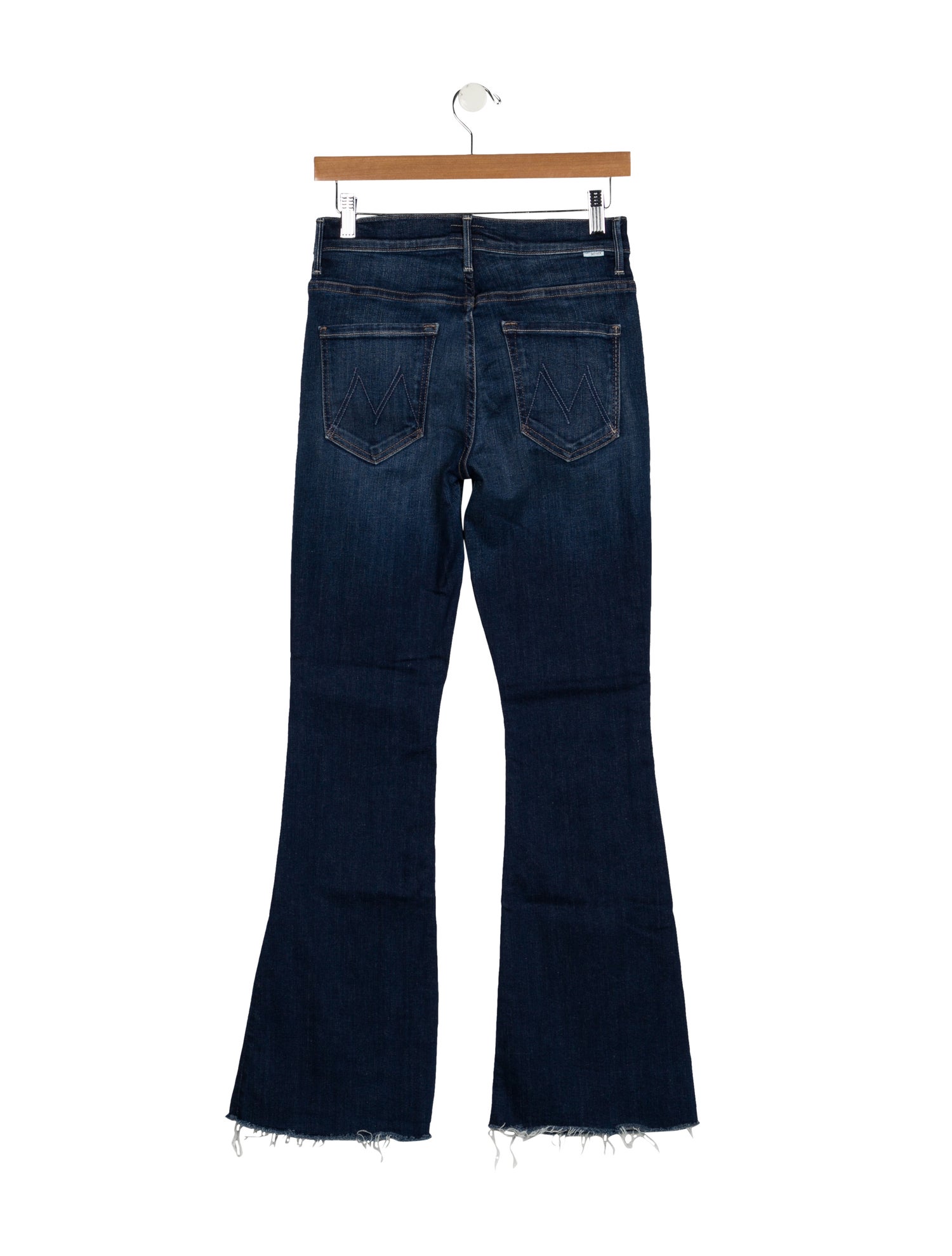Mother Mid-Rise Wide Leg Jeans
