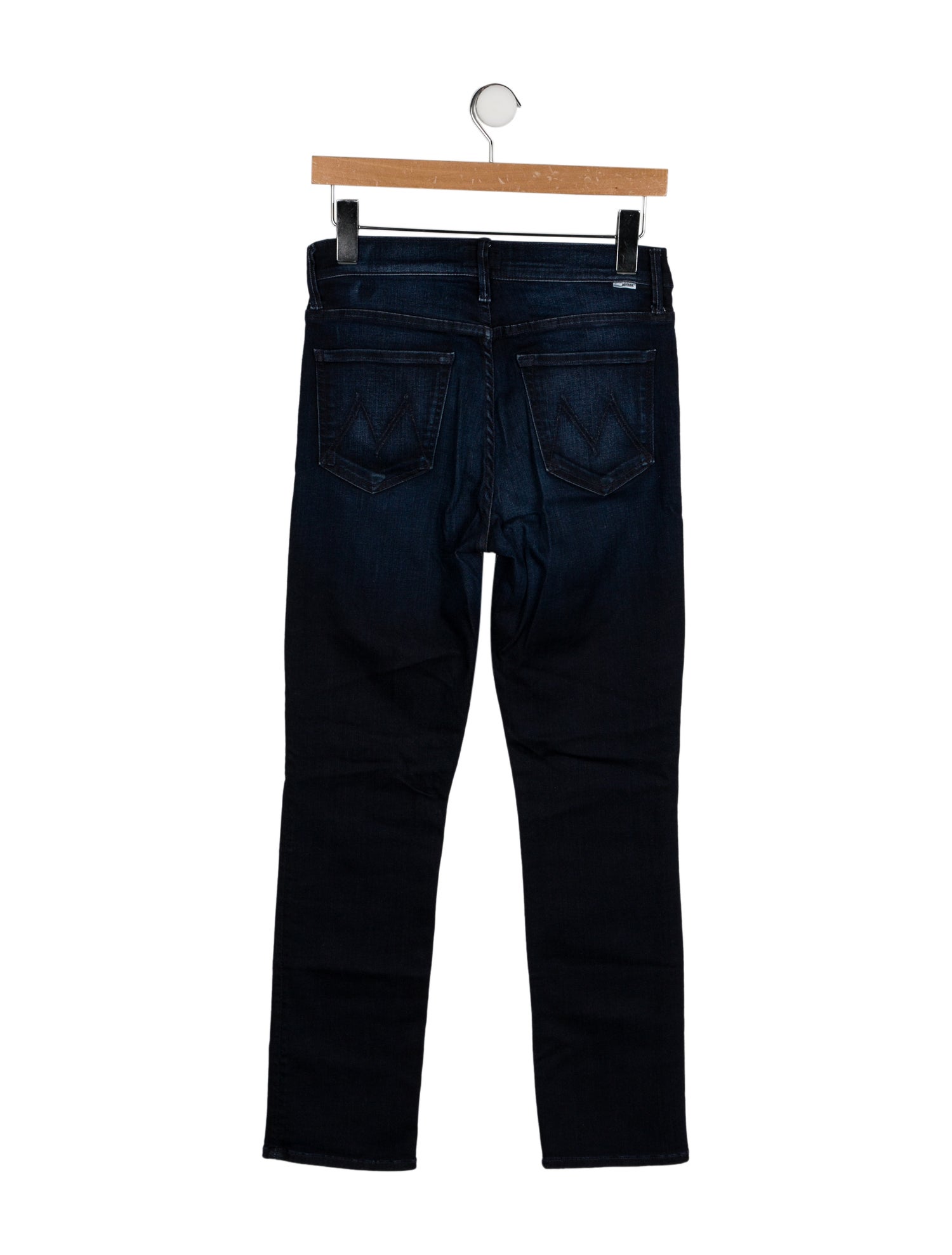 Mother Mid-Rise Straight Leg Jeans