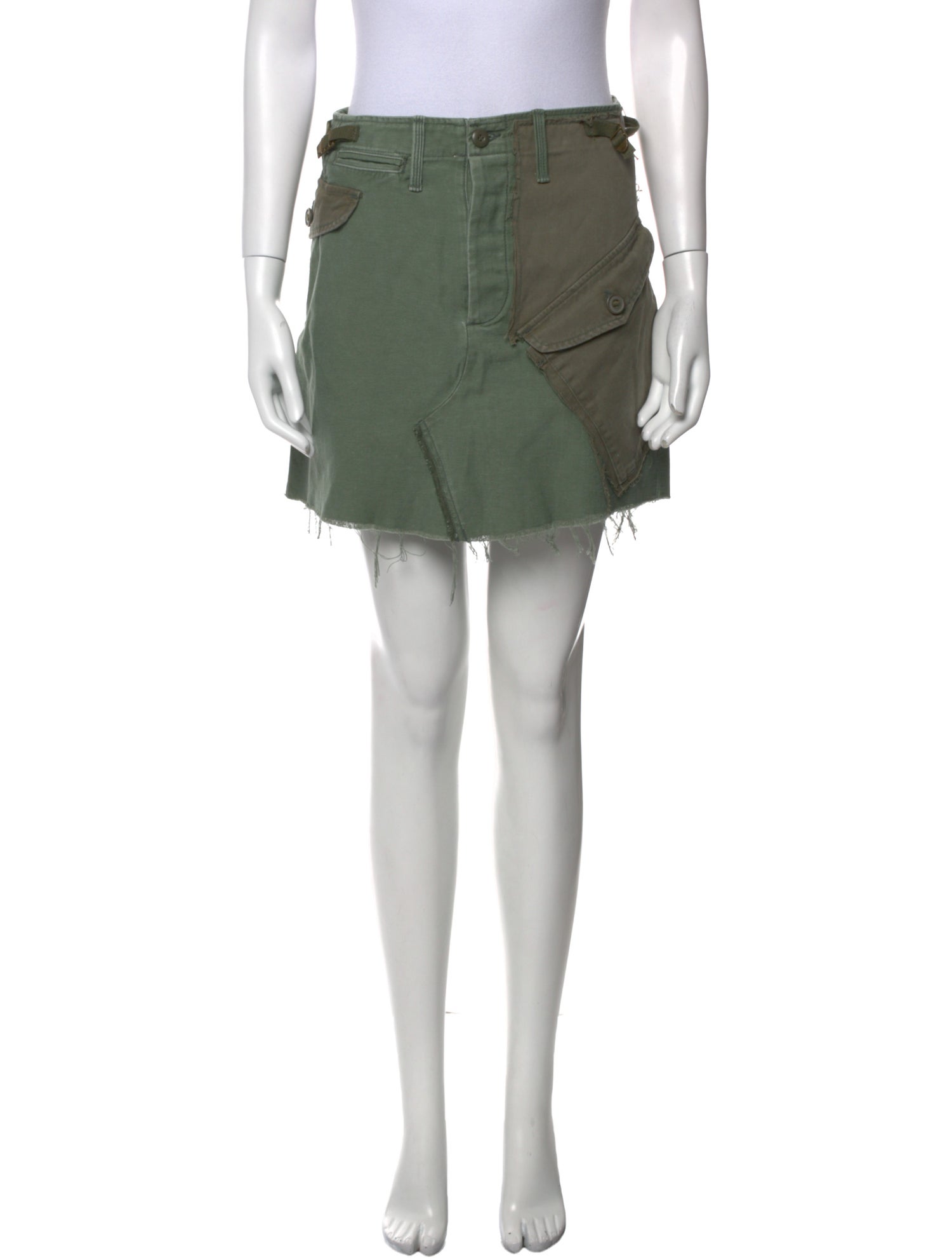 Mother Distressed Accents Mini Skirt w/ Tags