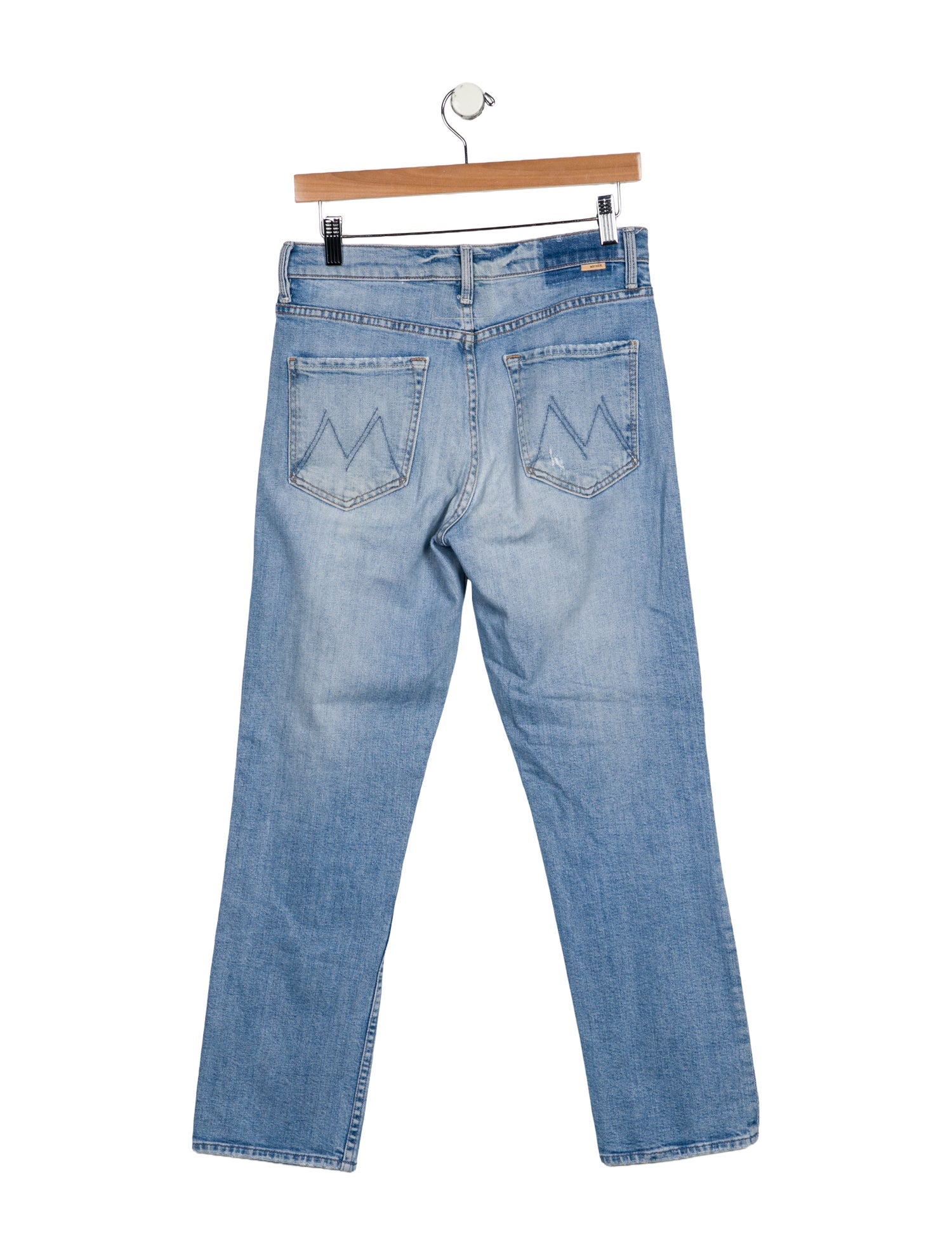 Mother High-Rise Straight Leg Jeans