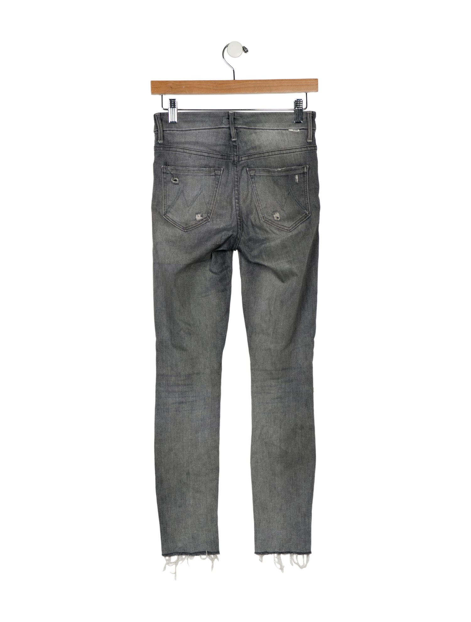 Mother Printed Skinny Leg Pants