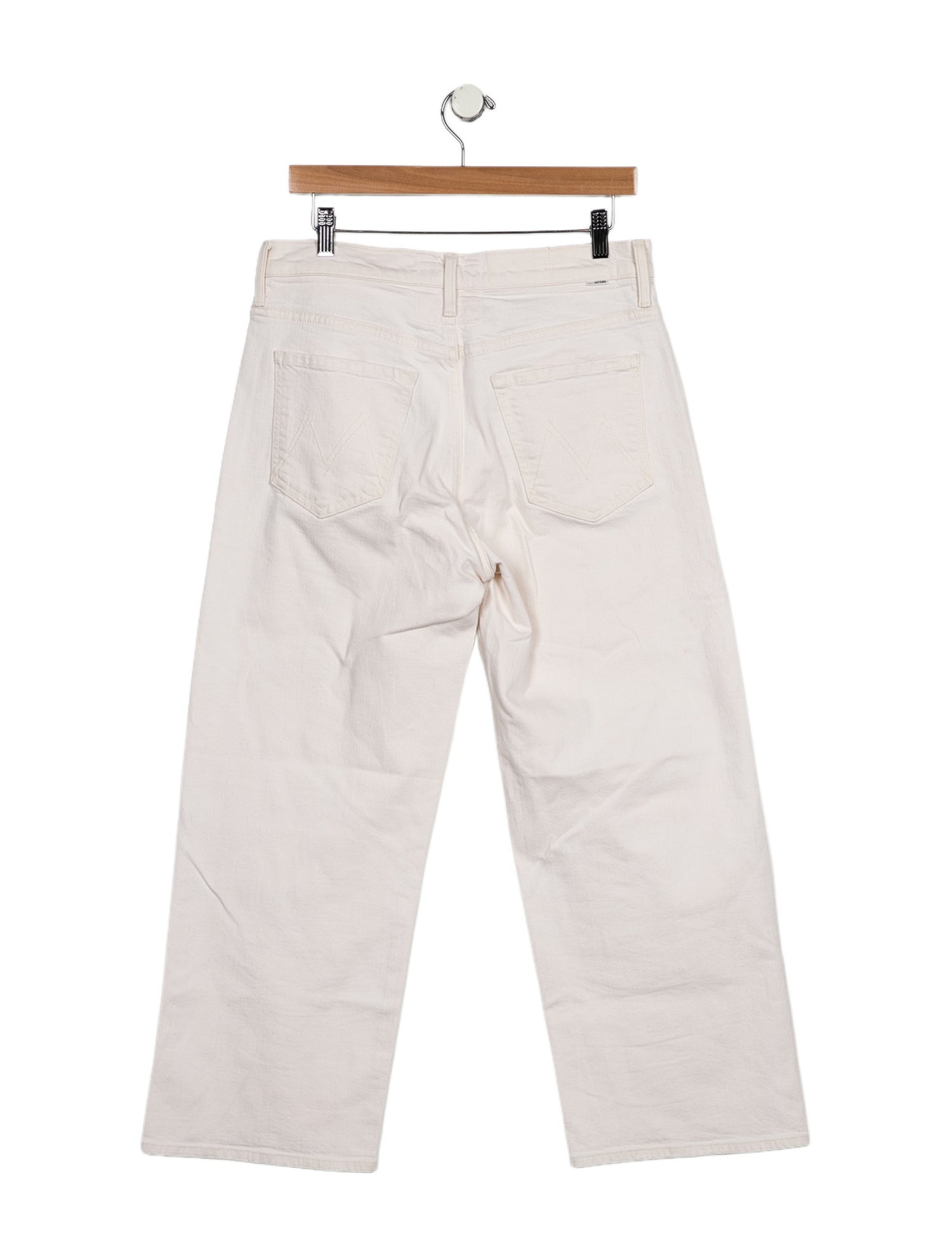 Mother Mid-Rise Wide Leg Jeans