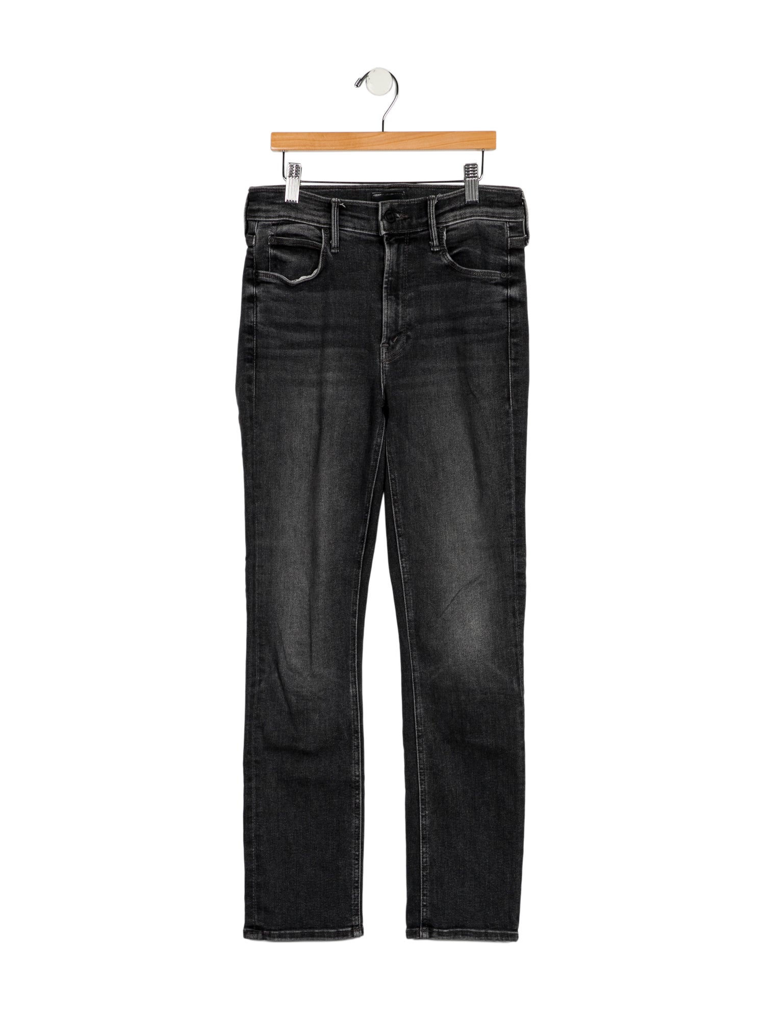 Mother Mid-Rise Straight Leg Jeans