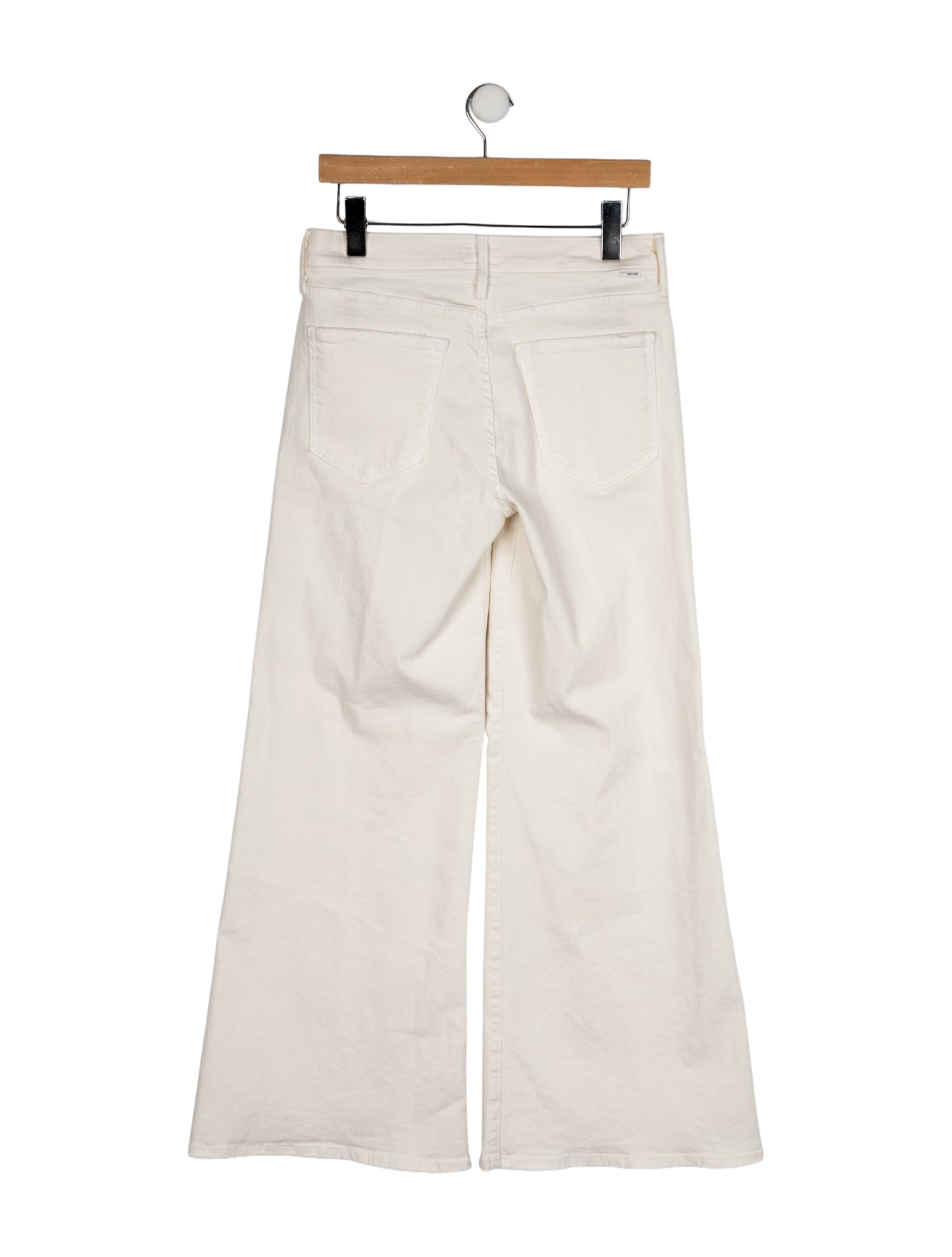 Mother Mid-Rise Wide Leg Jeans