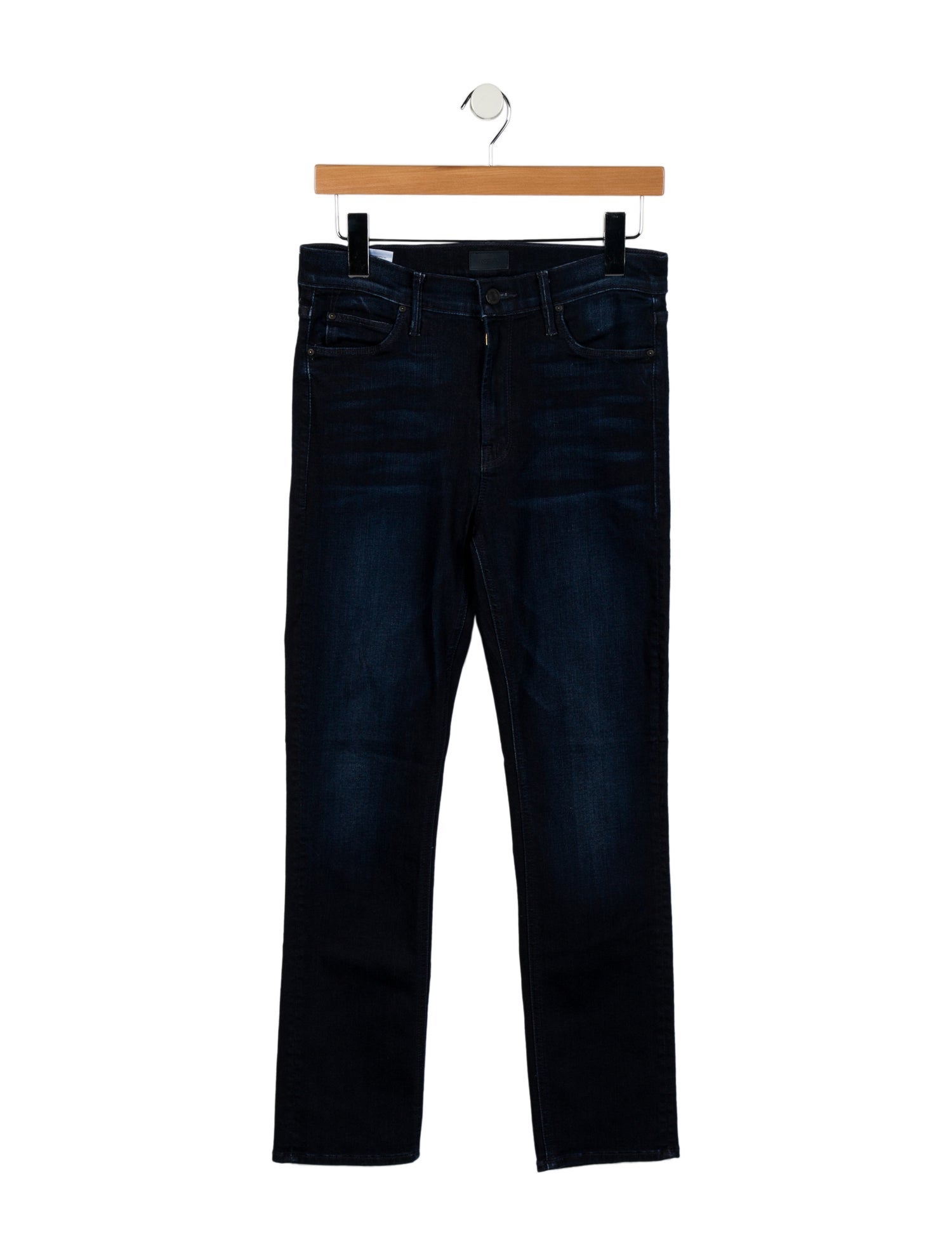 Mother High-Rise Straight Leg Jeans